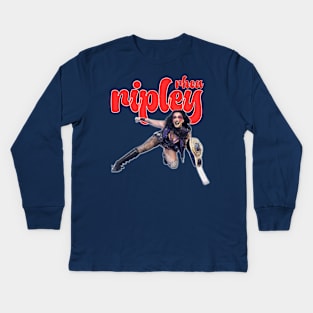 rhea ripley Kids Long Sleeve T-Shirt